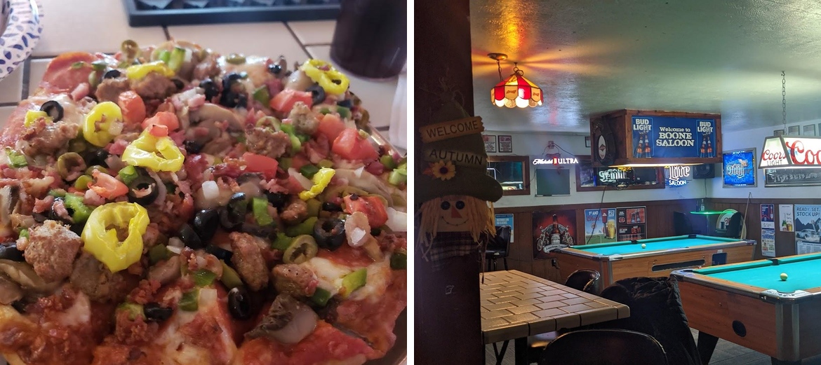 Boone Saloon Menu
